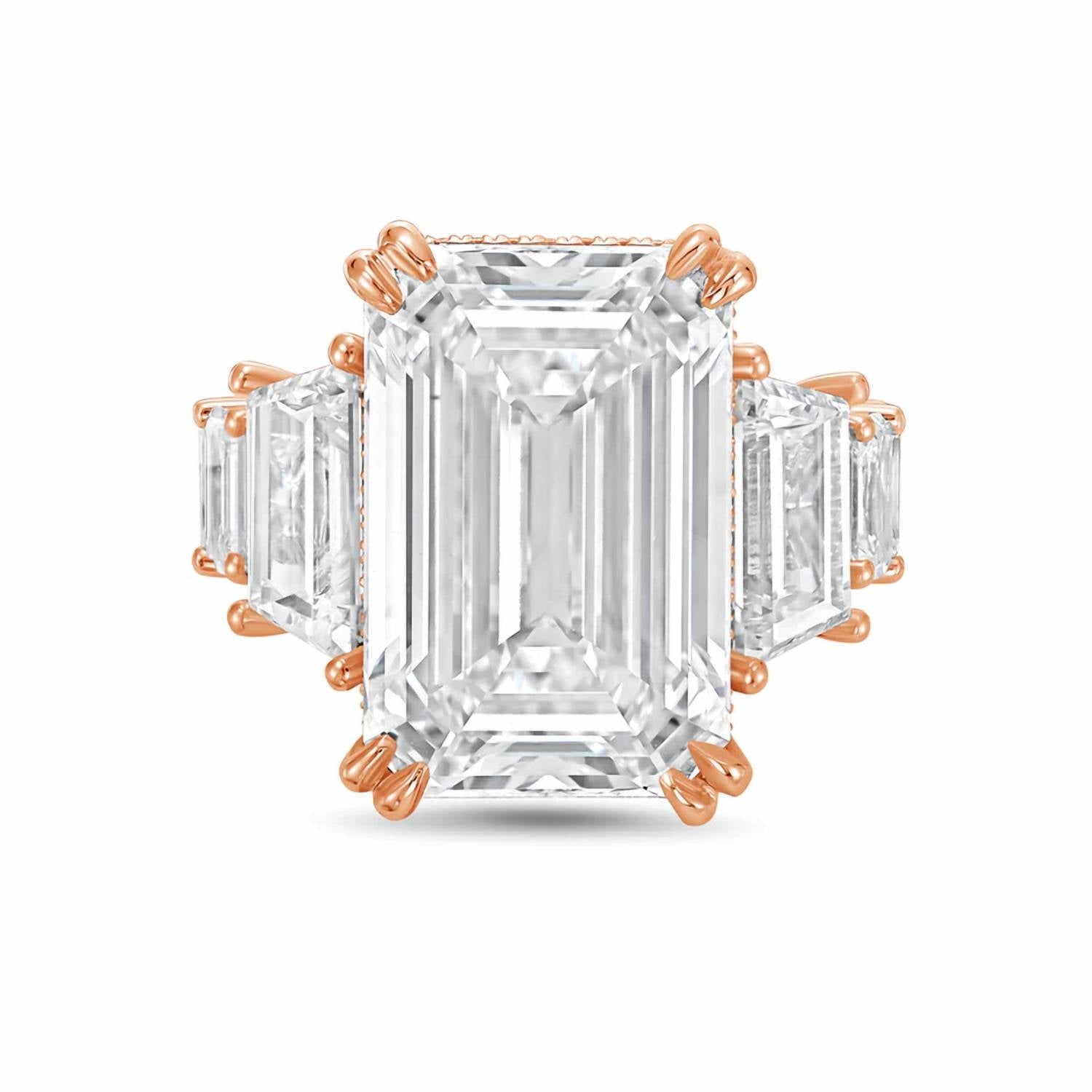 Diana M Jewels - Women's Emerald Lab-Grown Diamond Fashion Ring (8.00 Ct) - Elegant Plus