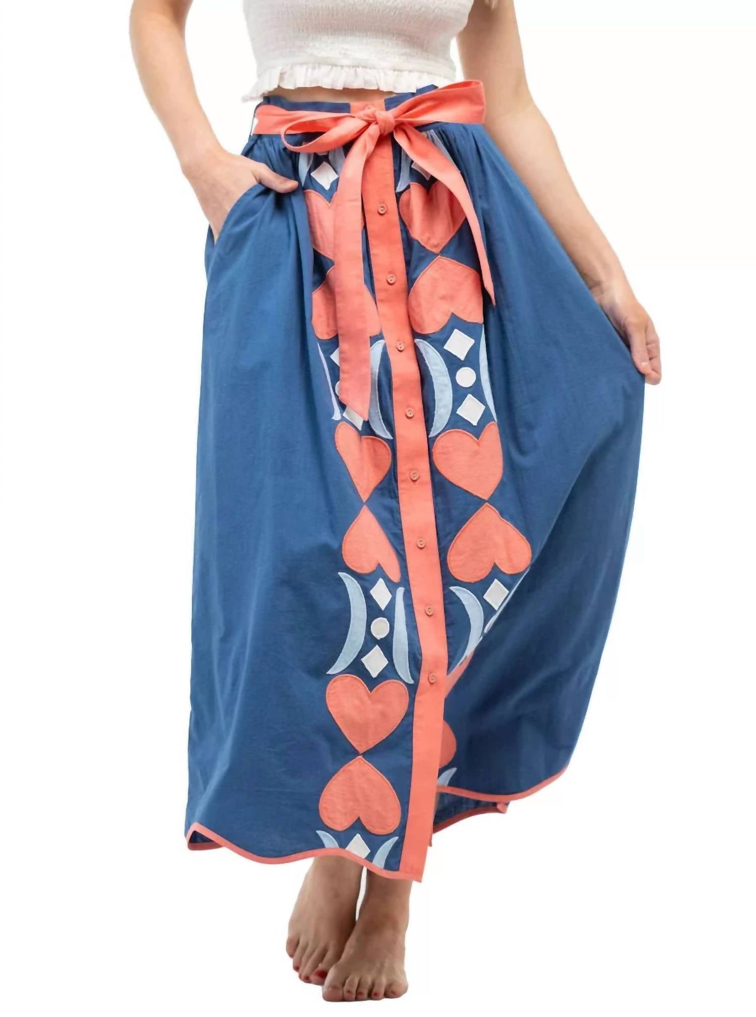 Beau & Ro - Hearts Prairie Skirt