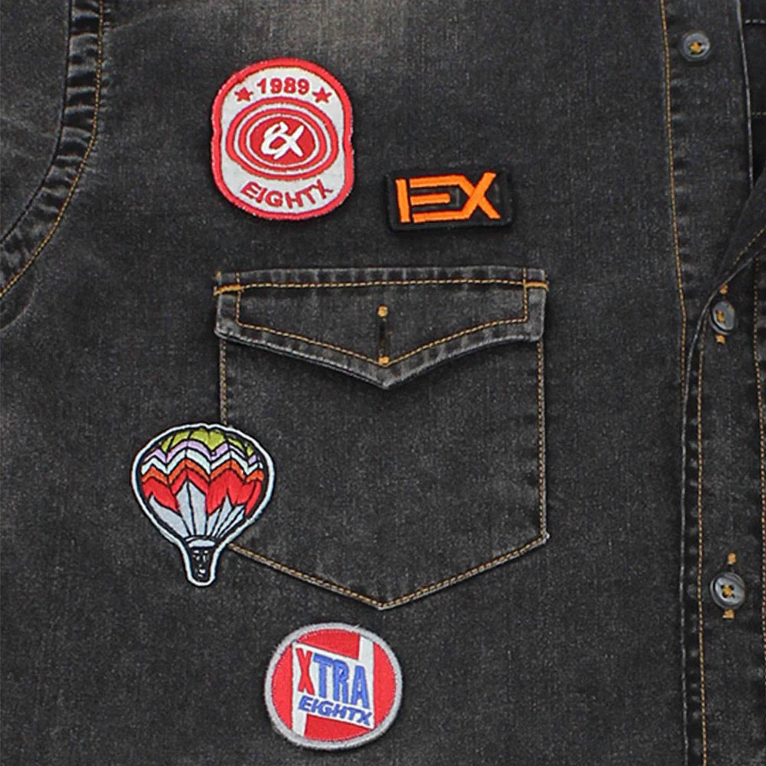 Eight X - Men's California Patch Button Down Shirt