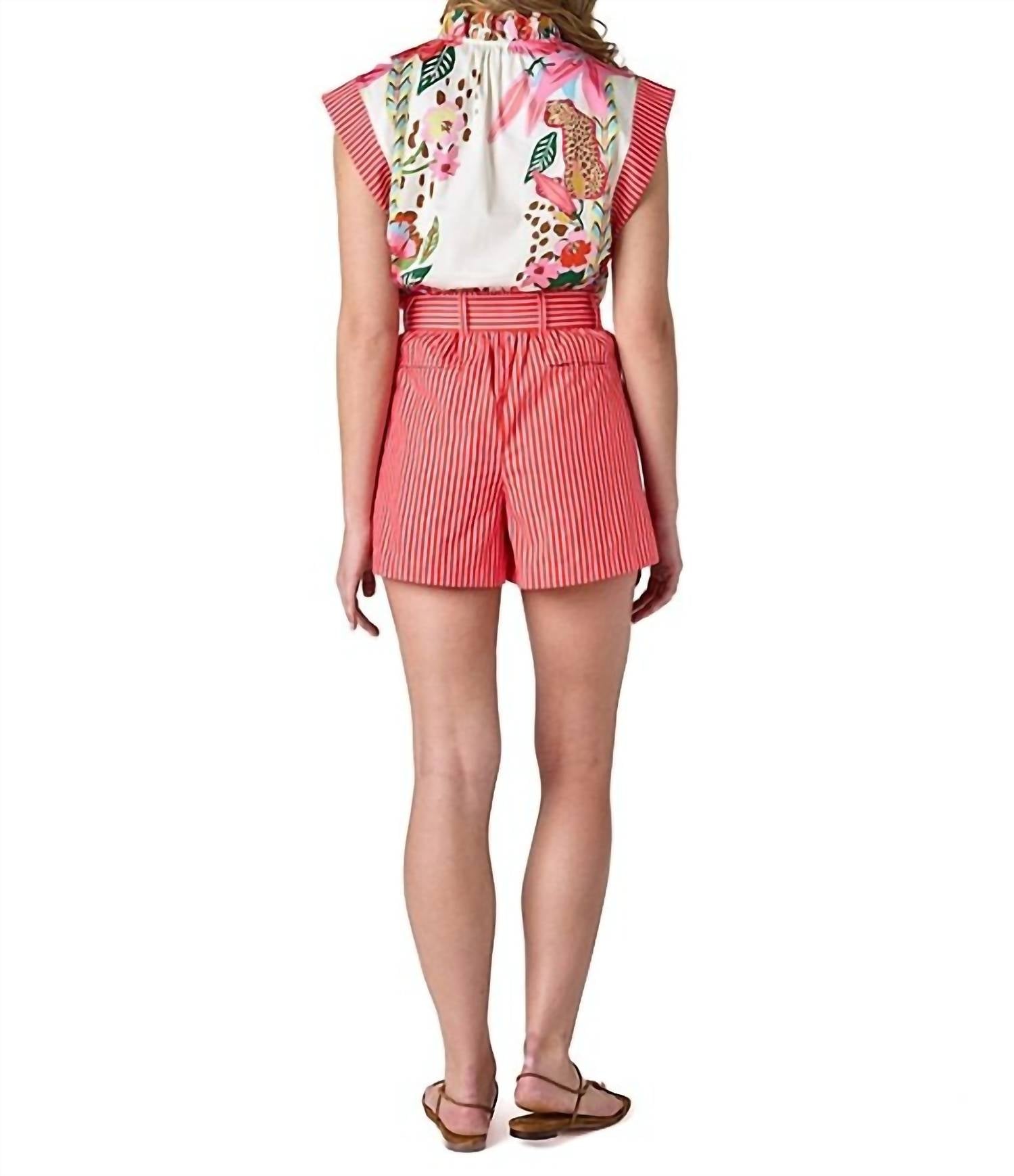 Crosby by Mollie Burch Lettie Short in rosy ribbon - women's shorts - view 4