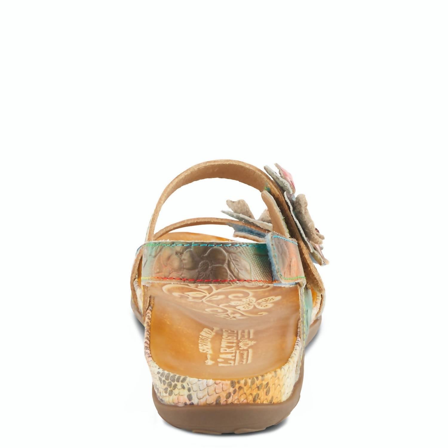 Spring Step Shoes - Women's L'artiste Erica Flowered Walking Sandal