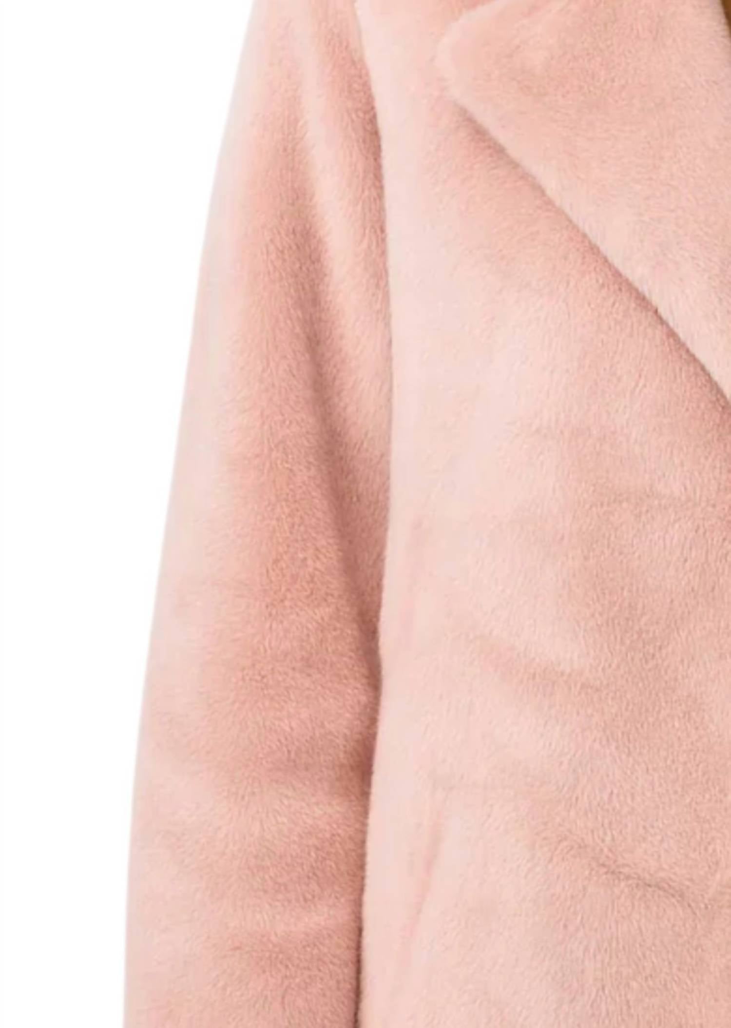 Ivy Jane - Faux Fur And Suede Coat