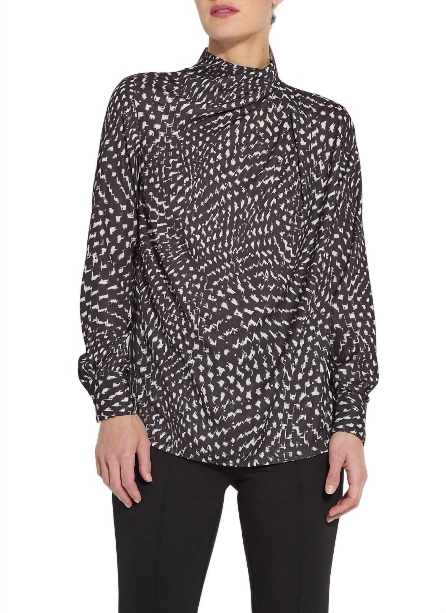 Lysse - Topacio Embellished High Neck Blouse