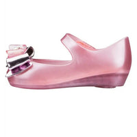 Mini Melissa Girls Ultragirl Special Sandals in pink glitter - kids' sandal - alternate view