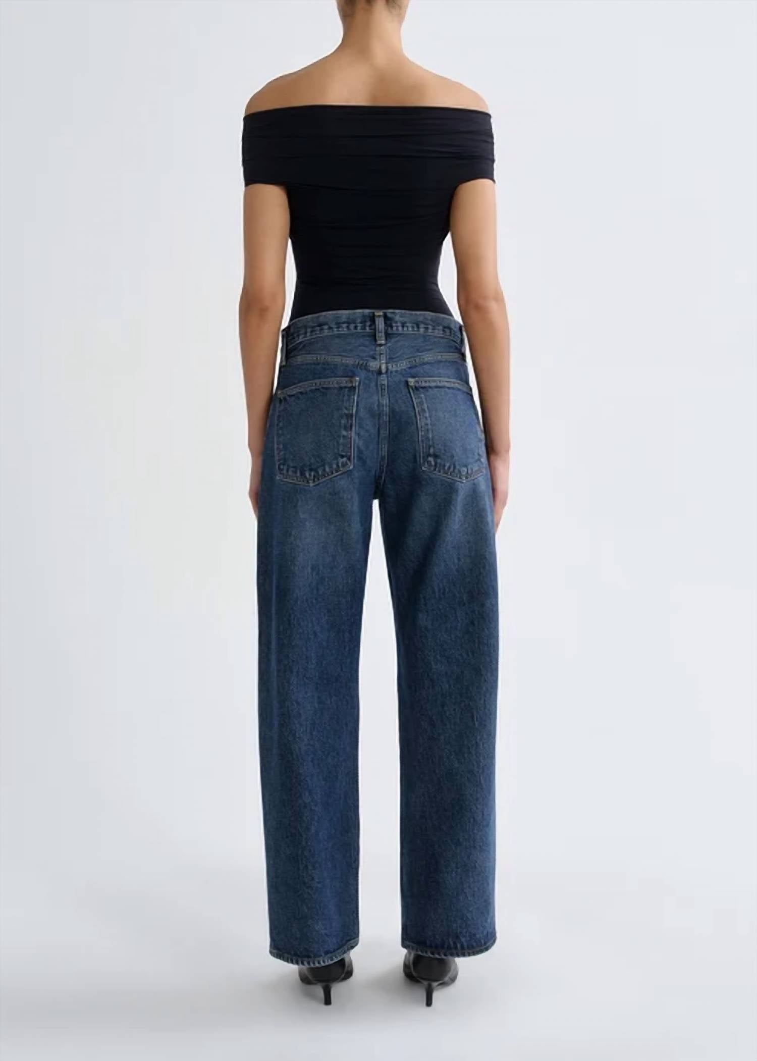 Agolde - Arc Mid Rise Wide Leg Jean