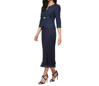 Alex Evenings - Tea Length Jacket Dress