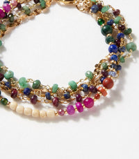 Anne Vaughan - Women's Multistrand Gemstone Bracelet