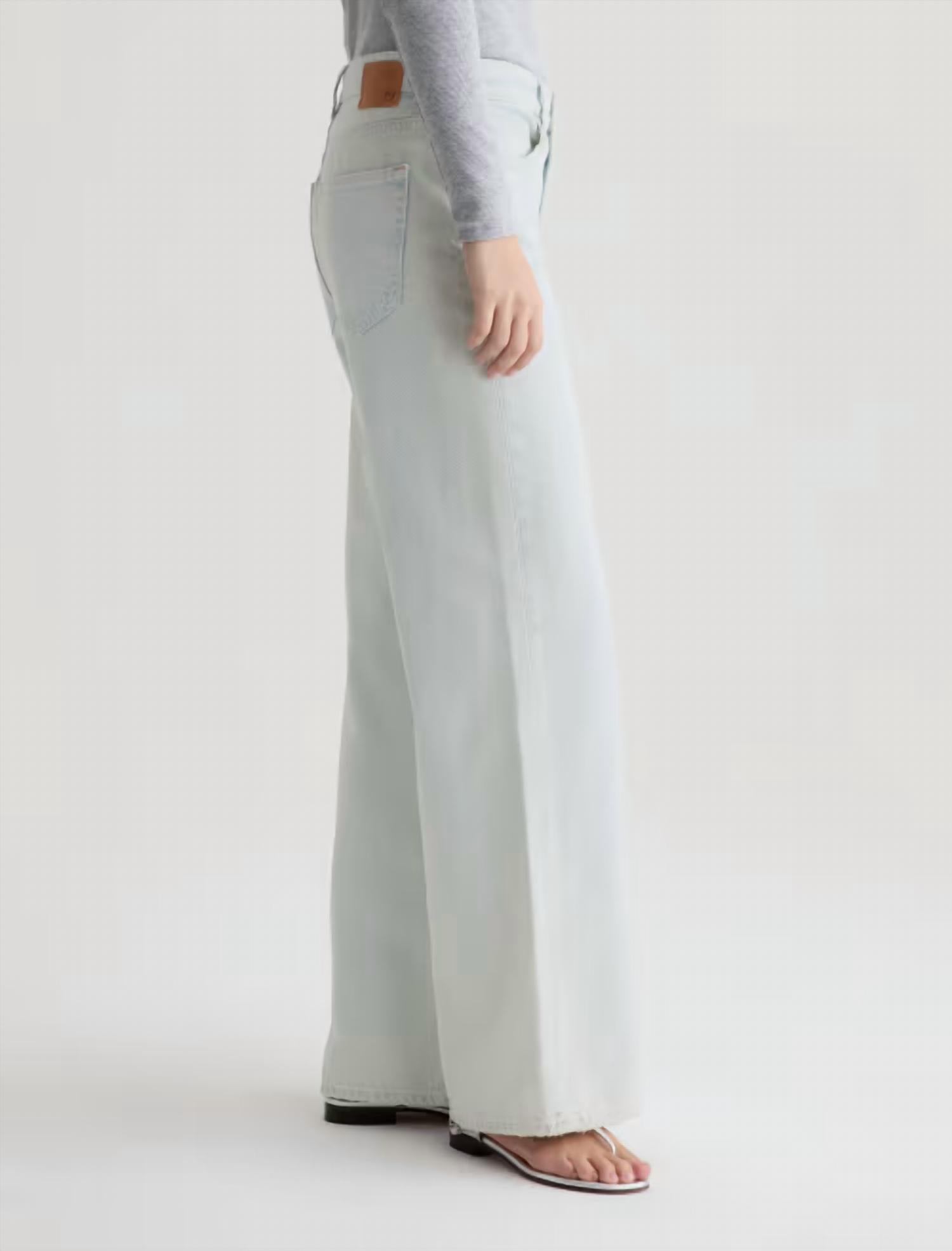Ag Jeans - Saige Mid-rise Wide-leg Jeans