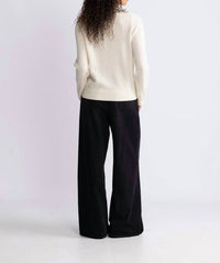 Ganni - Graphic Wool Mix Fluffy Puppy Love Crewneck Top