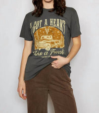 People Of Leisure - Lainey Wilson Heart Like A Truck Tee