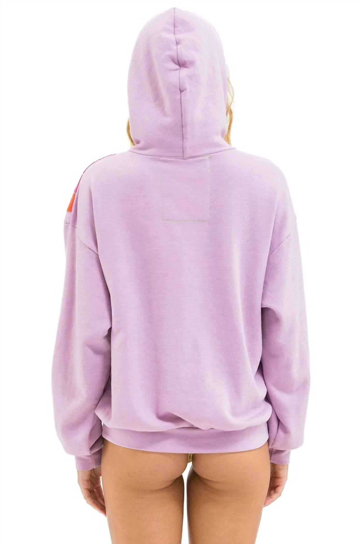 Aviator Nation - Wave Stripe 4 Relaxed Pullover Hoodie