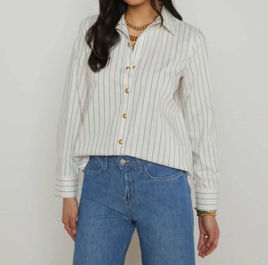 L'Agence - Ellery Poplin Button-down Shirt