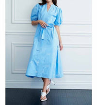 Ciebon - Shirly Embroidered Midi Dress