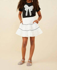 Hayden La - Girls Ribbon Trimmed Skirt