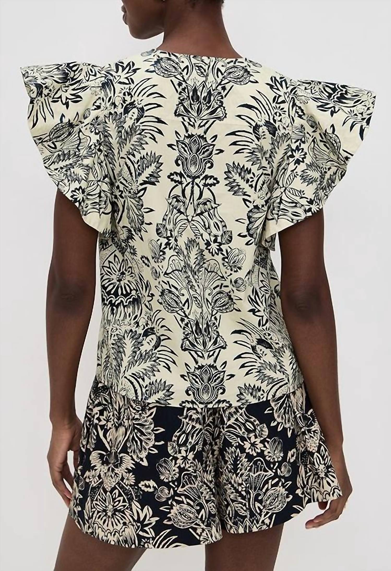 Ulla Johnson - Severine Flutter Sleeve Top