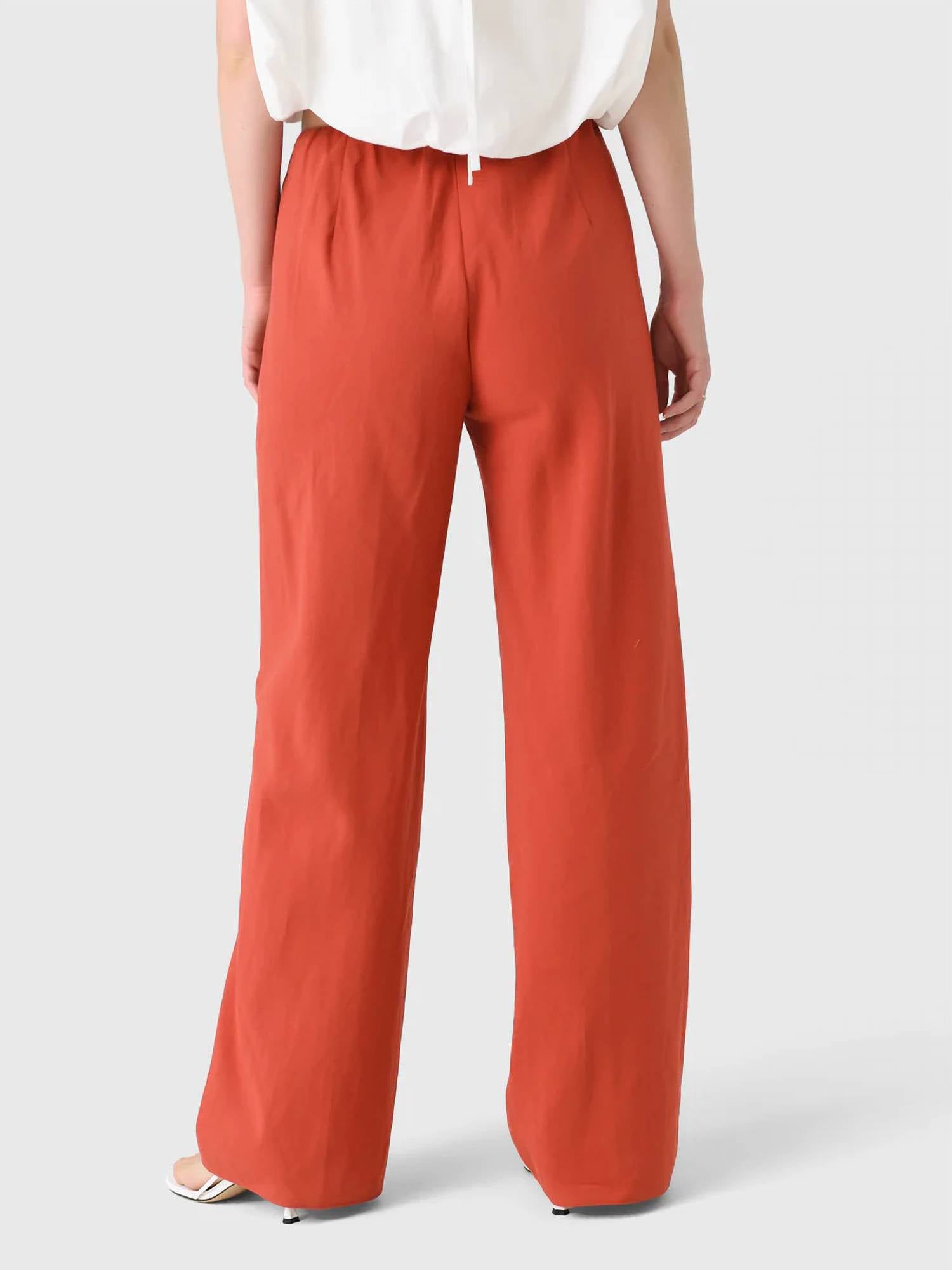 Vince - Cotton-Blend High-Waist Bias Pant