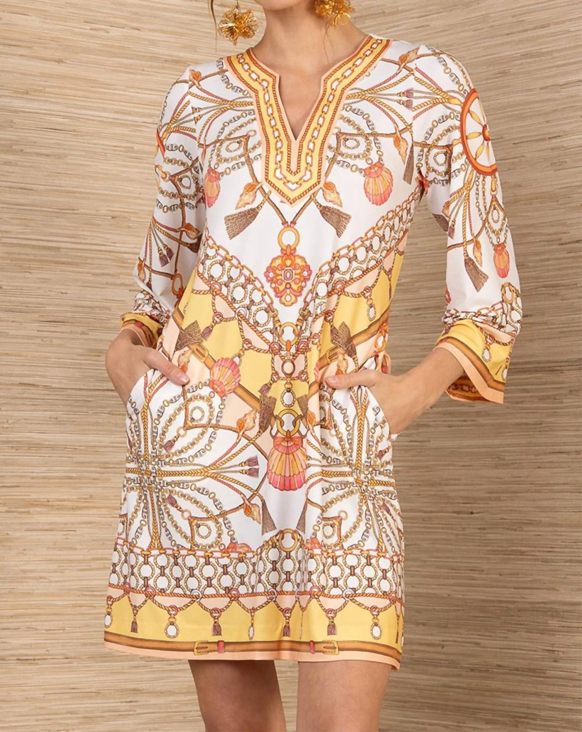 Hale Bob - Holiday V-neck Short Dress
