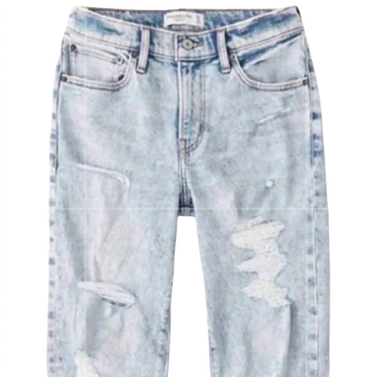 Abercrombie & Fitch - Women's Mid Rise Boyfriend Jeans