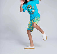Appaman - Boy's Carnival Parrot Graphic Short Sleeve Tee