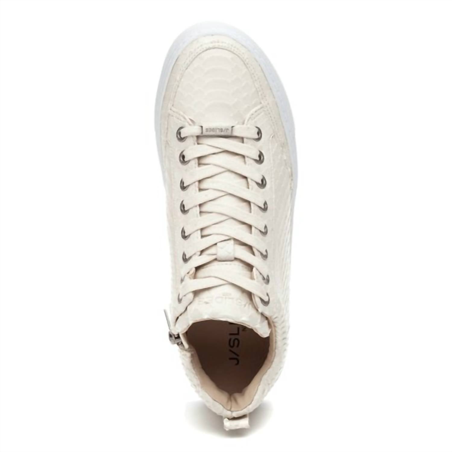 J/Slides - Women's Leesa Cut Embossed Sneakers