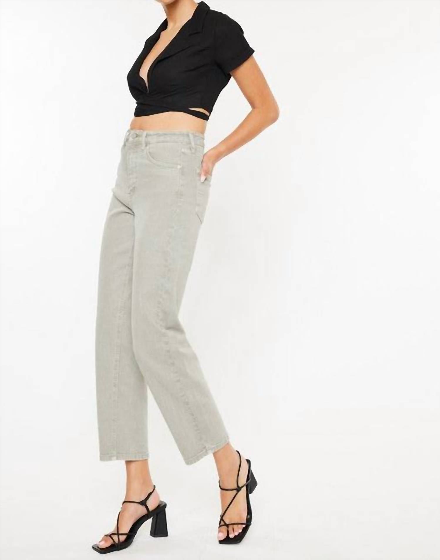 KanCan High Rise Balloon Fit Jean in harriet - women's jeans - detail view