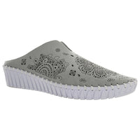 BERNIE MEV Women's Tracy Slip On Shoes in light grey - women's flats