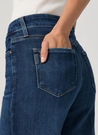 Paige Anessa Wide Leg Jeans in overdrive - women's jeans - view 4