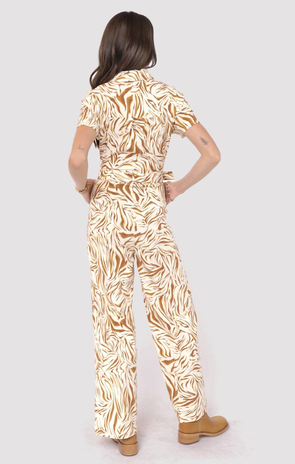 Sadie & Sage - Tiger Stripe Jumpsuit