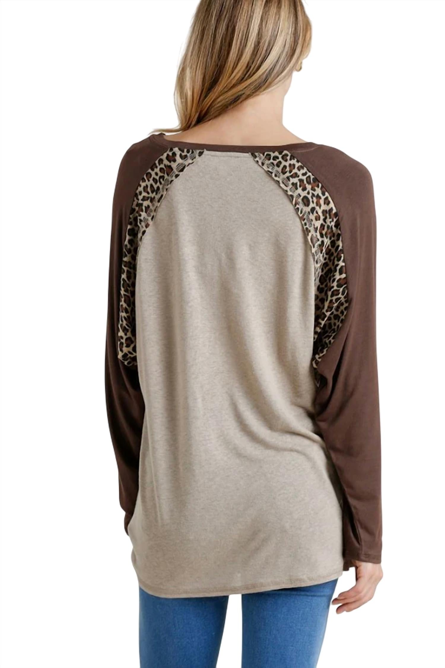 Umgee - Leopard Knot Top
