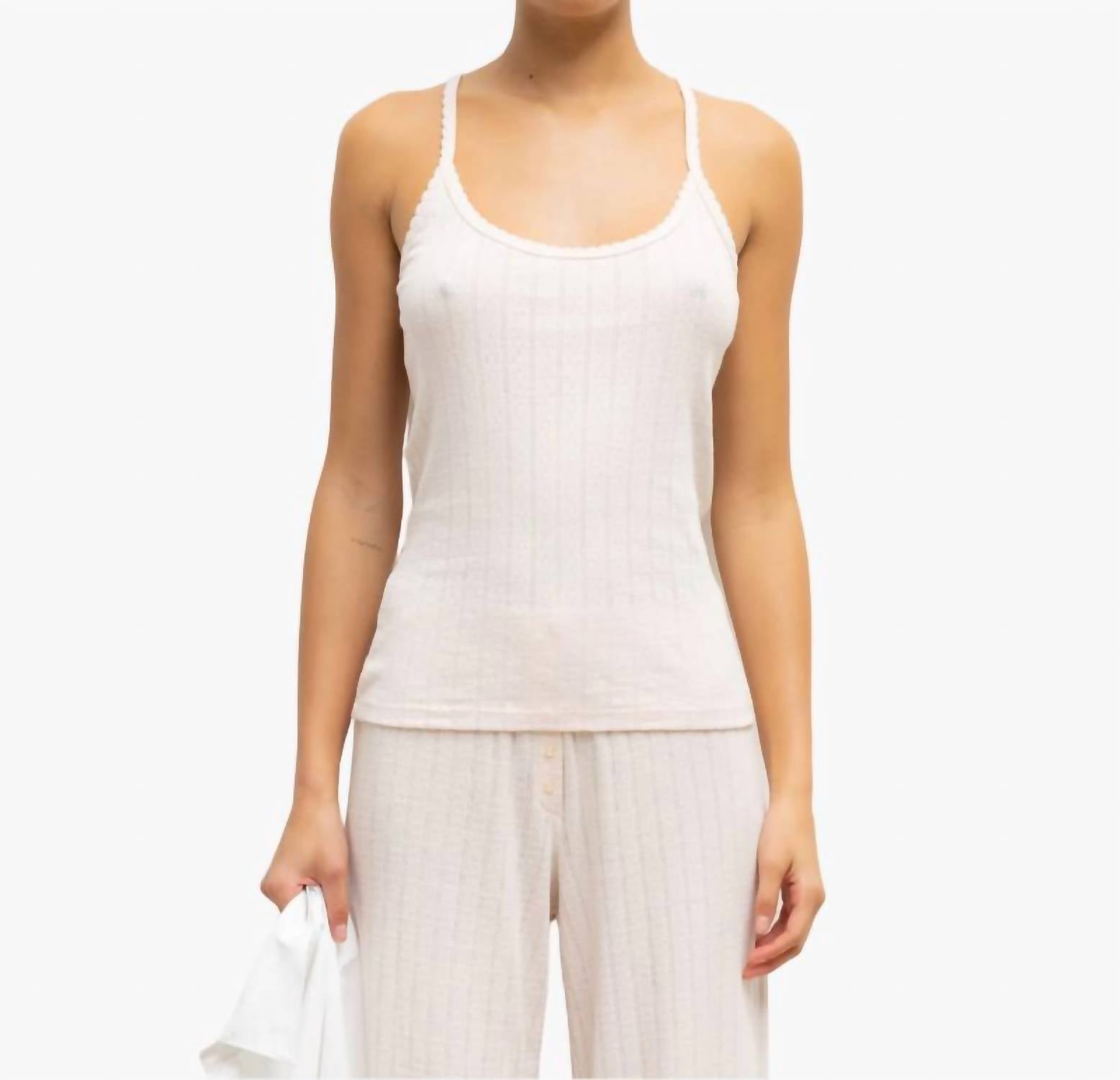 Leset - Pointelle Classic Tank Top