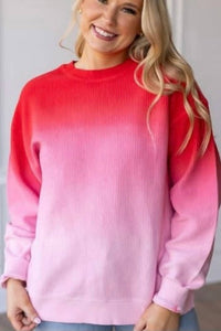Moon Ryder - Ombre Corded Sweatshirt