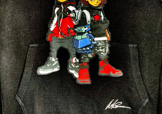 Dekryptic - Men's Boondocks Riley N Huey Hoodie