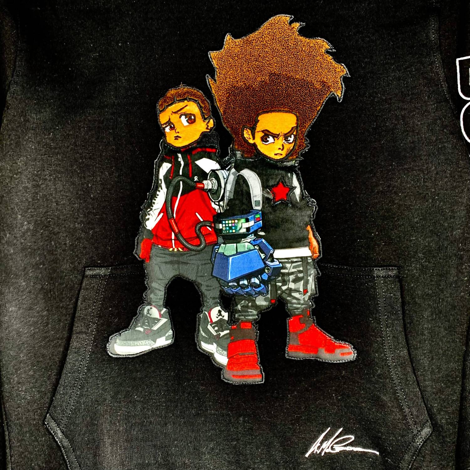 Dekryptic - Men's Boondocks Riley N Huey Hoodie