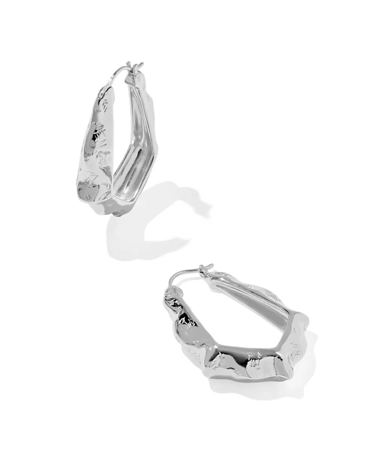 Kendra Scott - Women's Adriana Scallop Frame Hoop Earrings