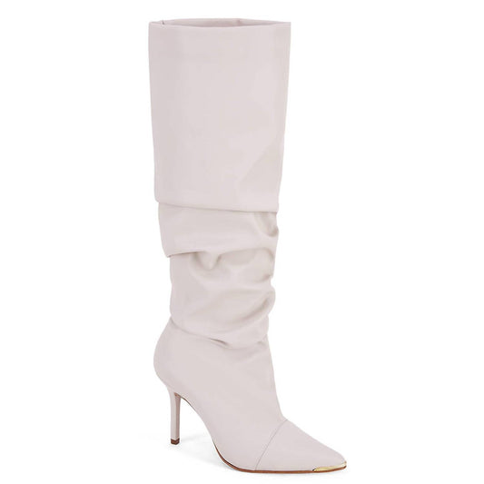 Andrea - Women's Slouchy Boots With Pointy Toe