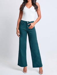Ymi - Aarhus Hyper Stretch High Waisted Wide Leg Jeans