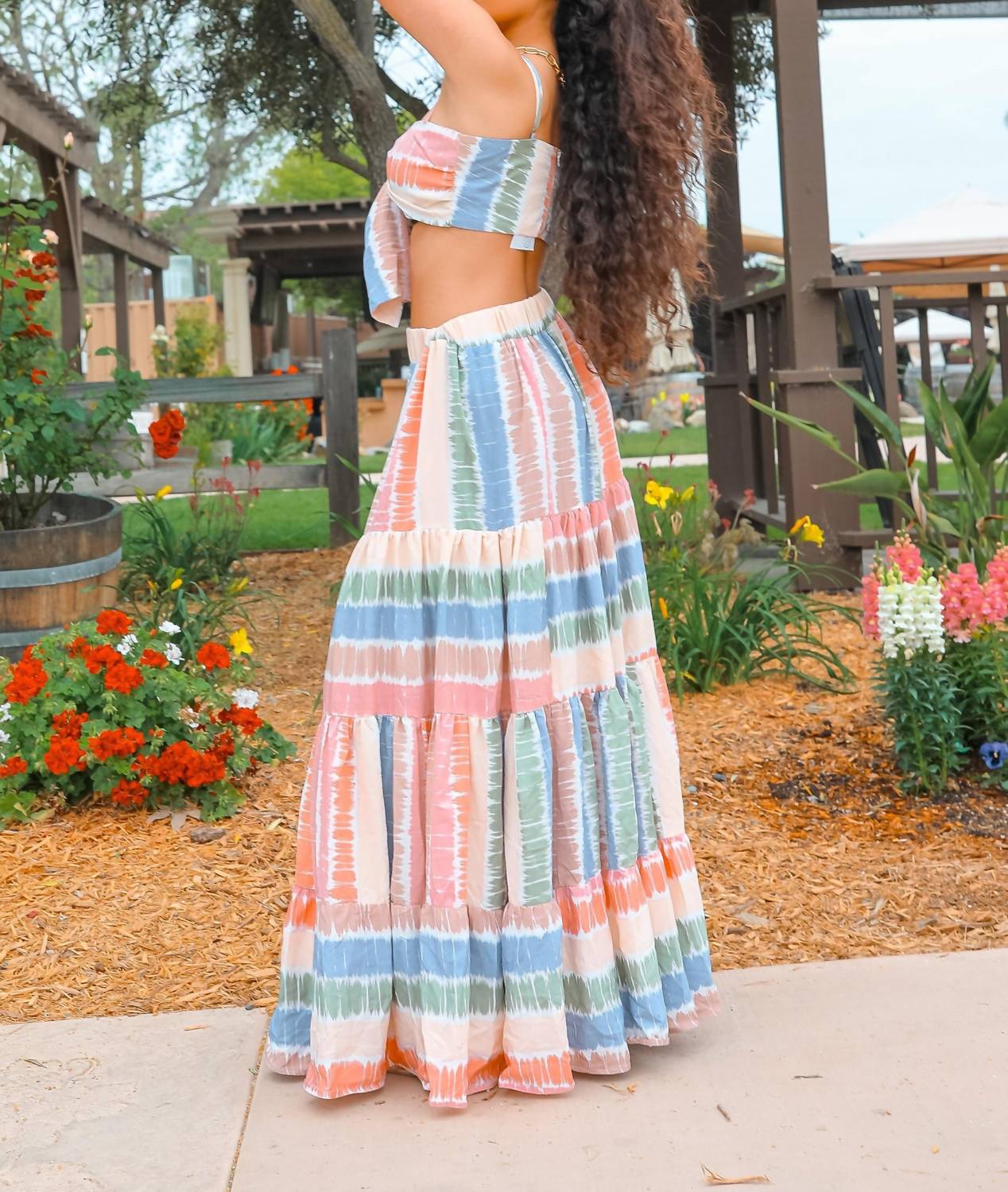 Surelymine - Living La Vida Maxi Skirt Set
