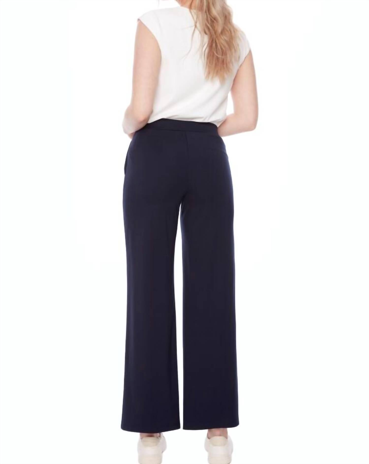 Up! - Light Ponte Wide Leg Pants