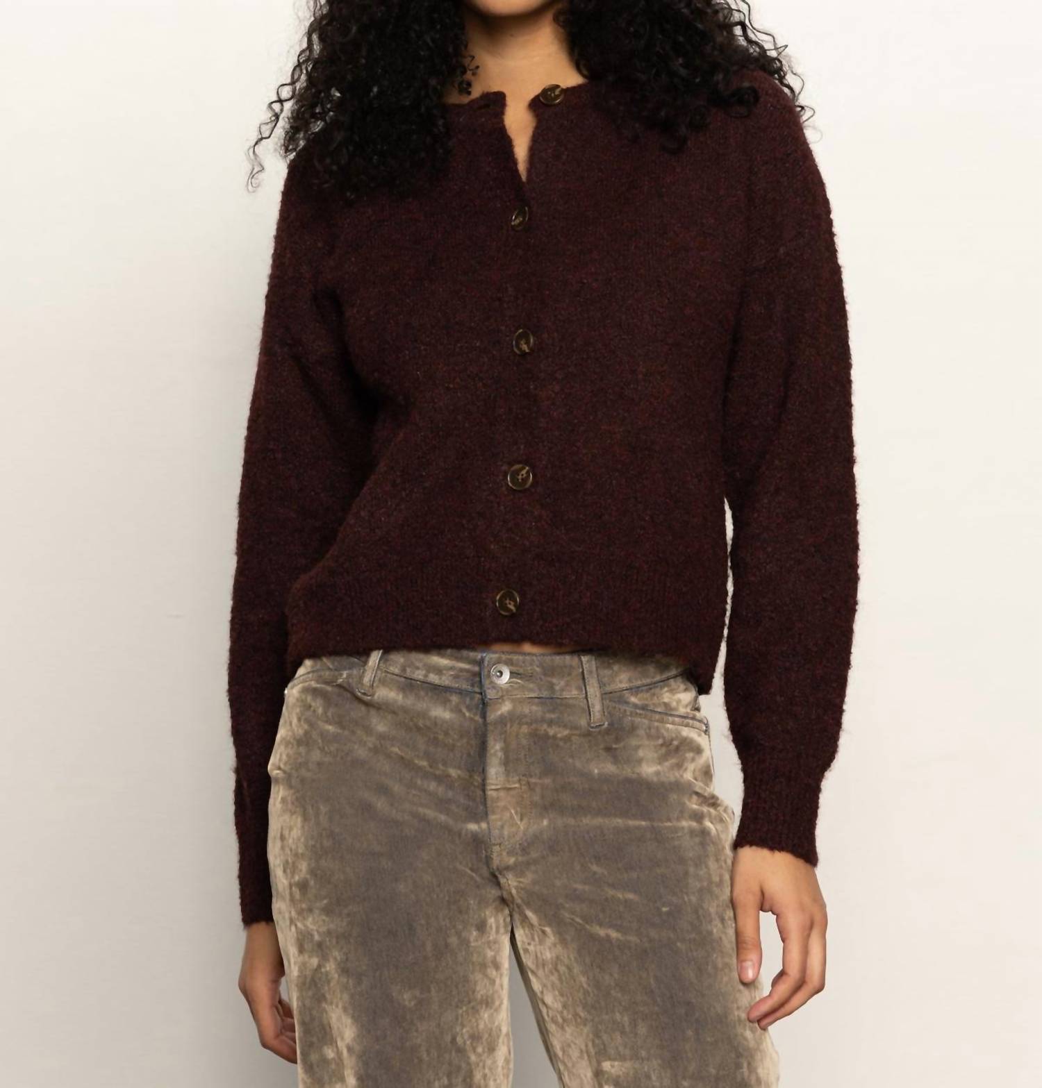 Sanctuary - Boucle Crew Neck Cardigan