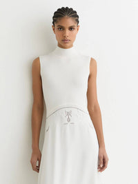 Reiss - Phoenix Knit Woven Midi Dress