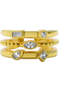Stia - Women's It Fits! Adjustable Triple Band Rings
