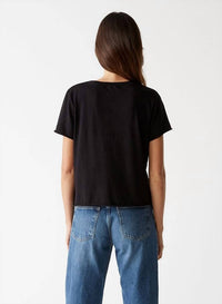 Michael Stars - Jackie Raw Edge Crew Neck Tee