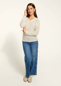 Fdj - Leeza Long Sleeve V-neck Sweater