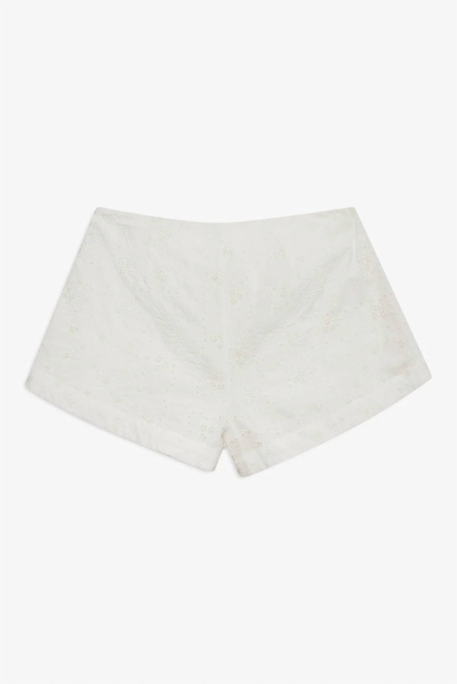 Lil Lemons By For Love And Lemons - Eyelet Mini Short