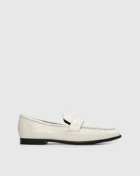 Black Suede Studio - Women's Arrow Leather Loafer