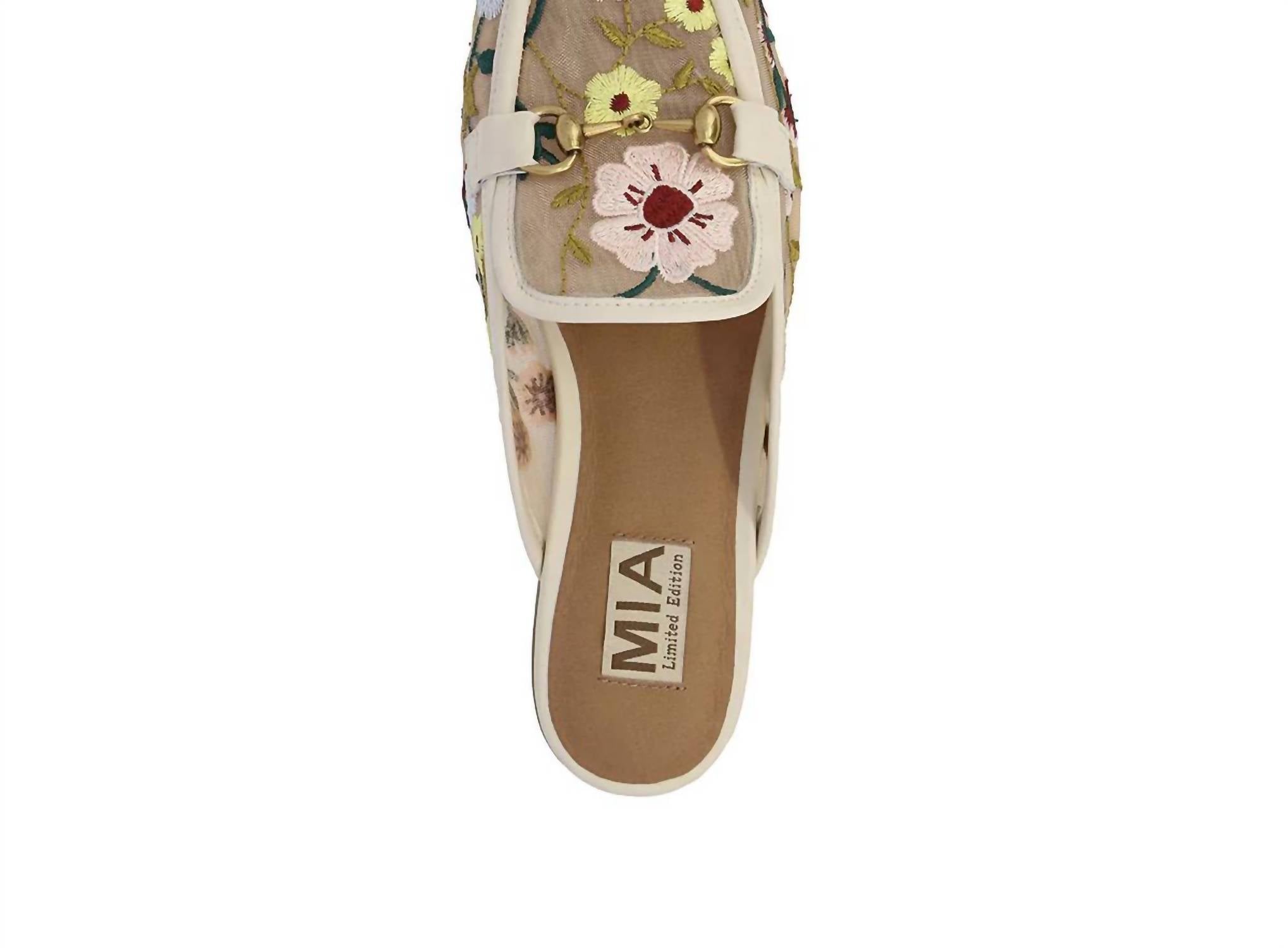 Mia Shoes - Women's Bouquet Mules
