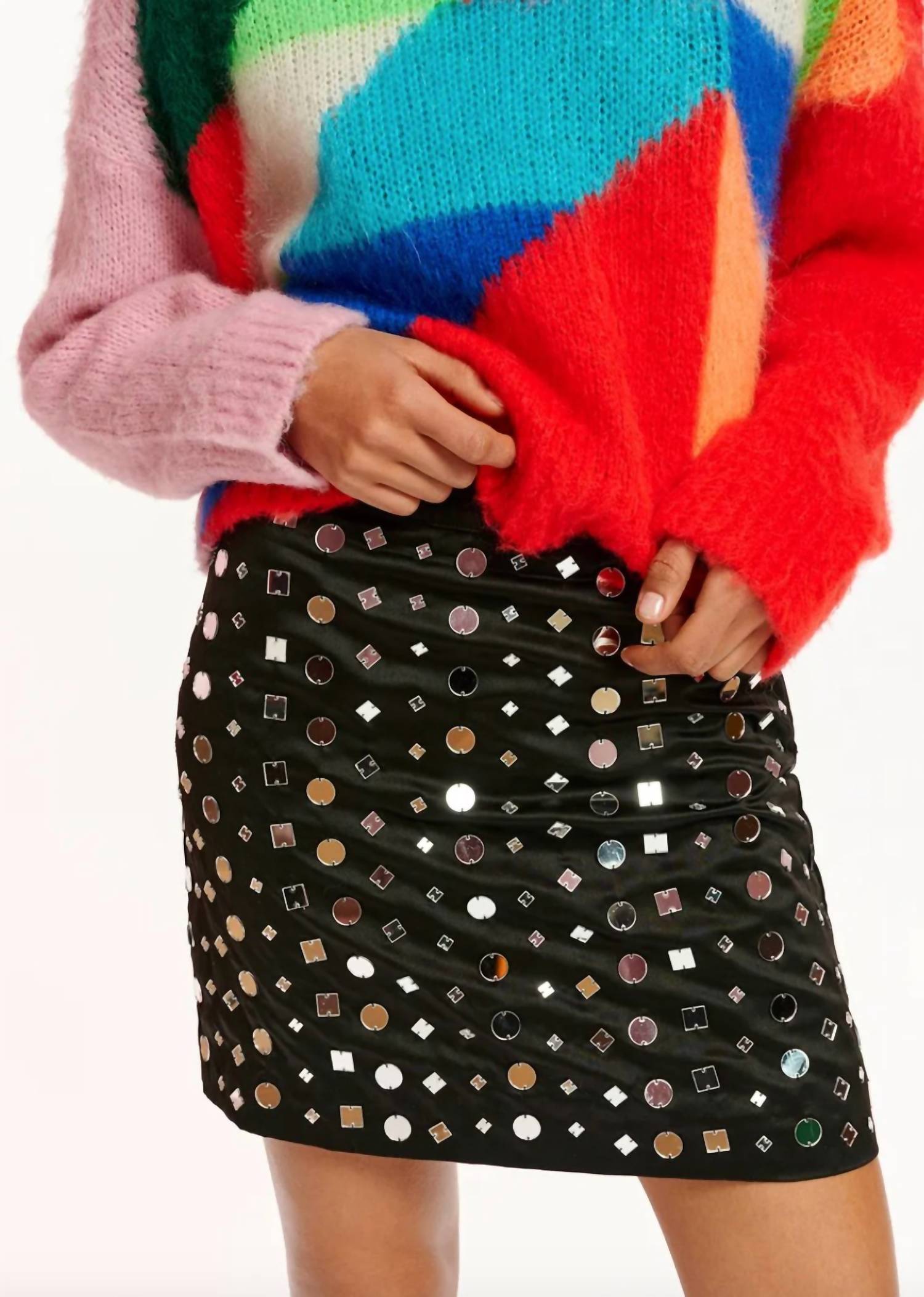 Essentiel Antwerp - Eshiny Satin Mini Skirt