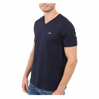 Lacoste - Men's Standard Short Sleeve Pima V-neck Tee