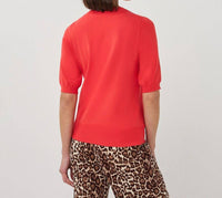 Esqualo - SHORT SLEEVE BASIC KNIT SWEATER