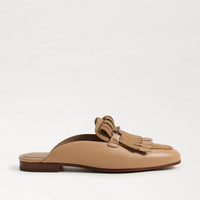 Sam Edelman Women's Lainey Bit Mule in french sand suede - women's shoe - detail view